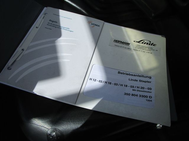 Fahrzeugabbildung Linde H16-03 Diesel+Freihub+Seitenschieber+Kabine