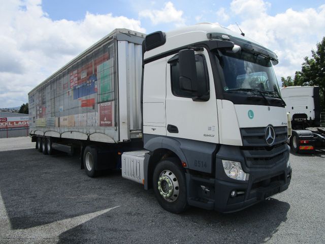Fahrzeugabbildung Mercedes-Benz Actros 1843 LS MP4 *mit 3-Achs Aufliger KRONE*