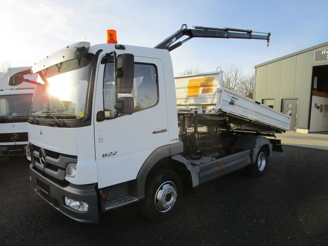 Mercedes-Benz Atego 822K *Kipper+Ladekran+2xAHK+Mod.2014*