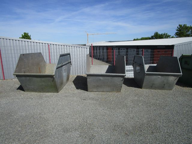 Fahrzeugabbildung Unsinn 3x Verzinkte Absetzcontainer