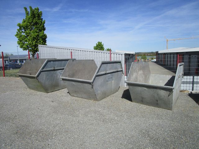 Fahrzeugabbildung Unsinn 3x Verzinkte Absetzcontainer