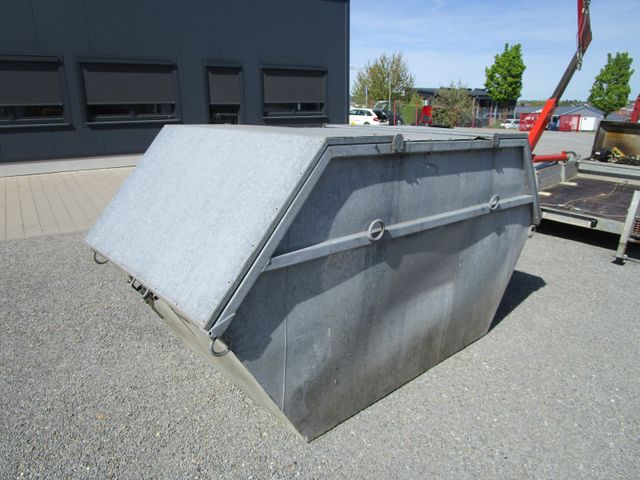 Fahrzeugabbildung Unsinn Absetzcontainer Anhänger+Teleskop+Deckelmulde