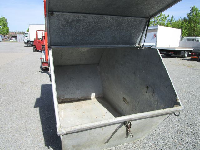 Fahrzeugabbildung Unsinn Absetzcontainer Anhänger+Teleskop+Deckelmulde