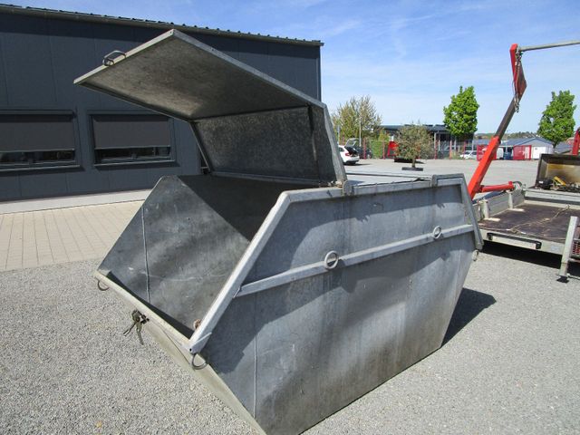 Fahrzeugabbildung Unsinn Absetzcontainer Anhänger+Teleskop+Deckelmulde