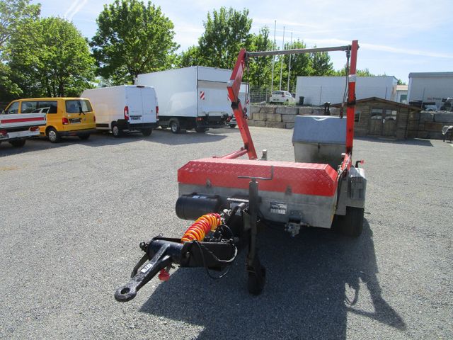 Fahrzeugabbildung Unsinn Absetzcontainer Anhänger+Teleskop+Deckelmulde