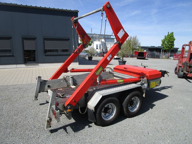 Fahrzeugabbildung Unsinn Absetzcontainer Anhänger+Teleskop+Deckelmulde